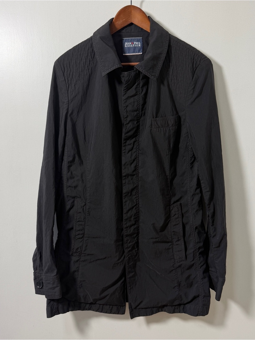 Jean’s Paul Gaultier Nylon Utility Work Field Buttonup Shirt Jacket